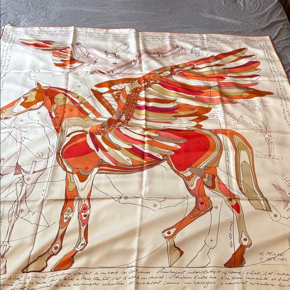 Brand new hermes Le Pegase d'Hermès scarf 140 - Picture 7 of 9